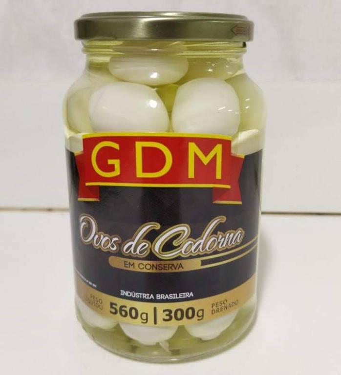 Ovo De Codorna 15x300g - GDM