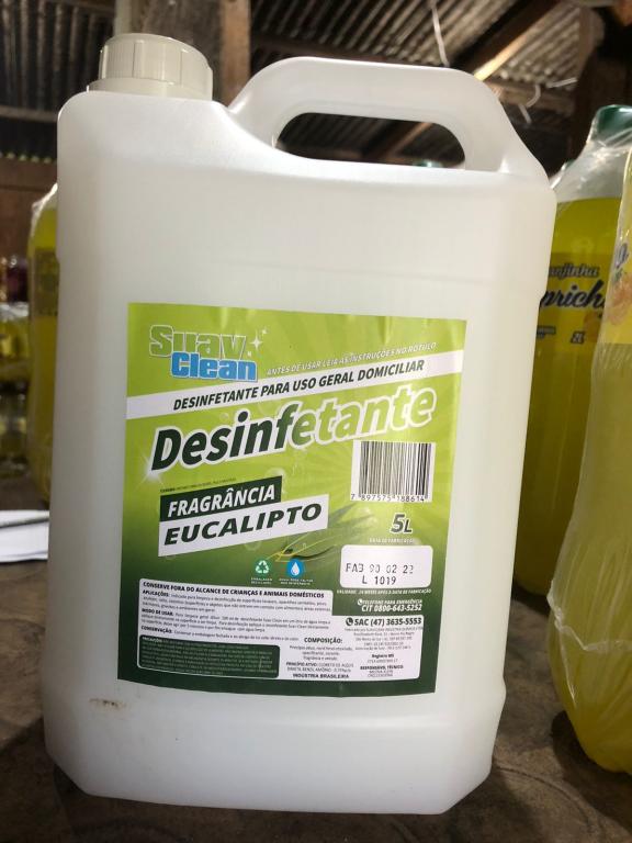 Desinfetante Eucalipto 5L SUAVCLEAN