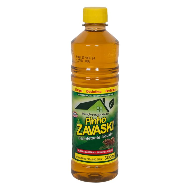 Desinfetante Zavaski Pinho 12x500ml