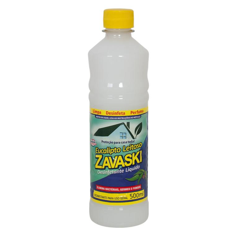 Desinfetante Zavaski Leitoso 12x500ml