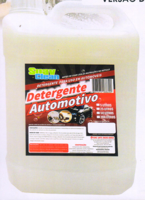 Detergente Automotivo com Cera 5lt SuavClean