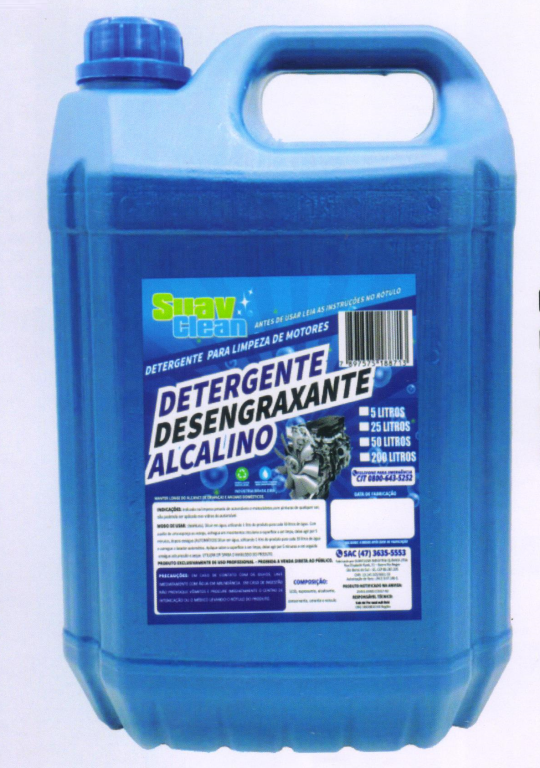 Detergente Alcalino Desengraxante 5L - SUAVCLEAN