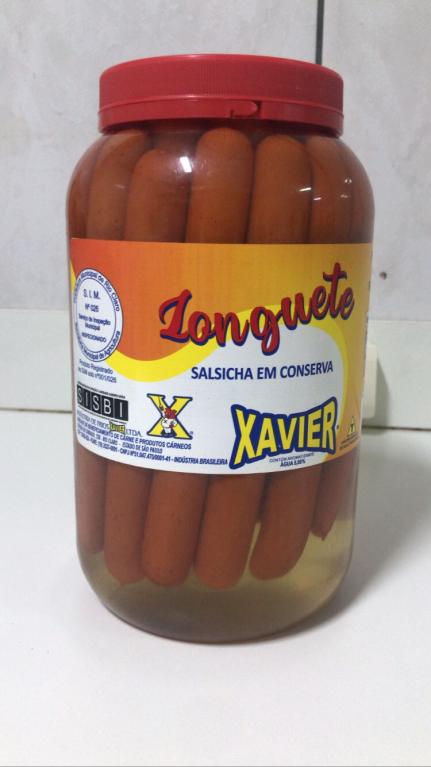 Salsicha em Conserva 2kg Xavier
