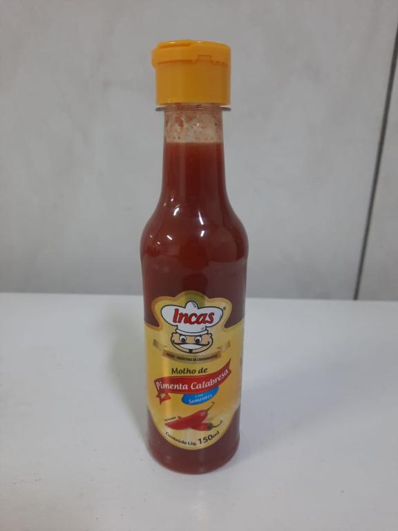 Molho de Pimenta Calabresa 12x150ml Incas