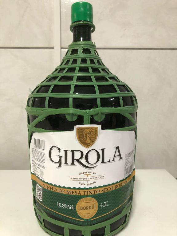 Vinho Girola Tinto Seco Garrafao 4,5L