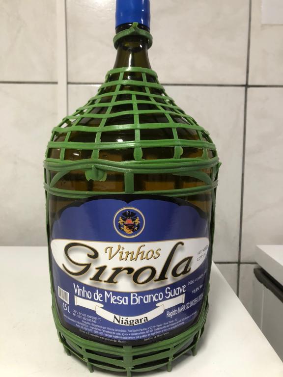 Vinho Girola Branco Suave Garrafao 4,5L