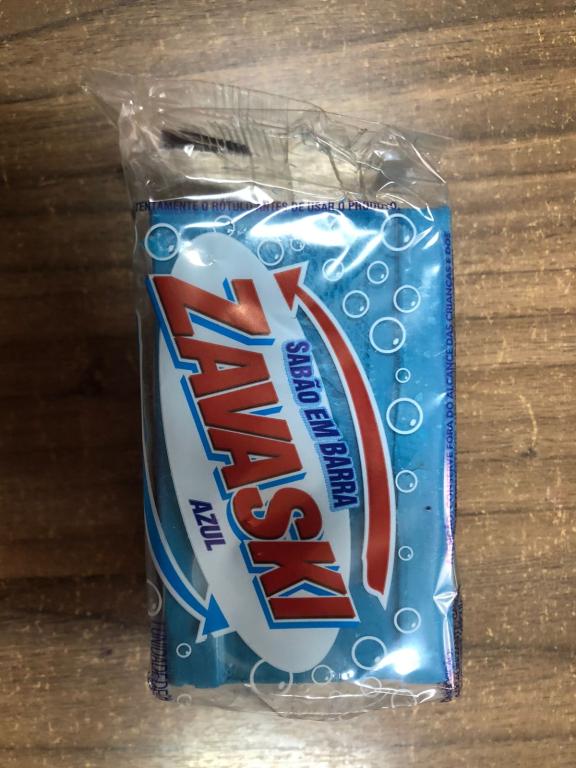 Sabao Azul Zavaski 200g unitario