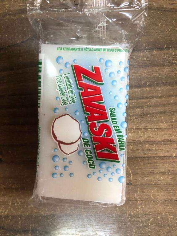 Sabao de Coco Zavaski 50x200g unitario