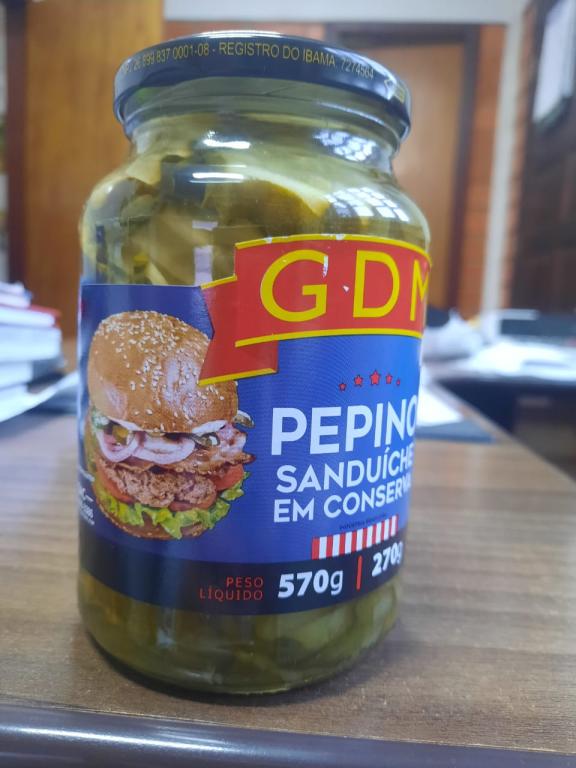 Pepino Sanduiche 15x270g - GDM