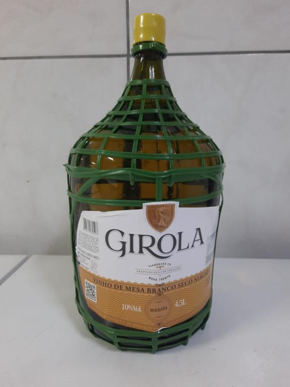 Vinho Girola Branco Seco Garrafao 4,5L