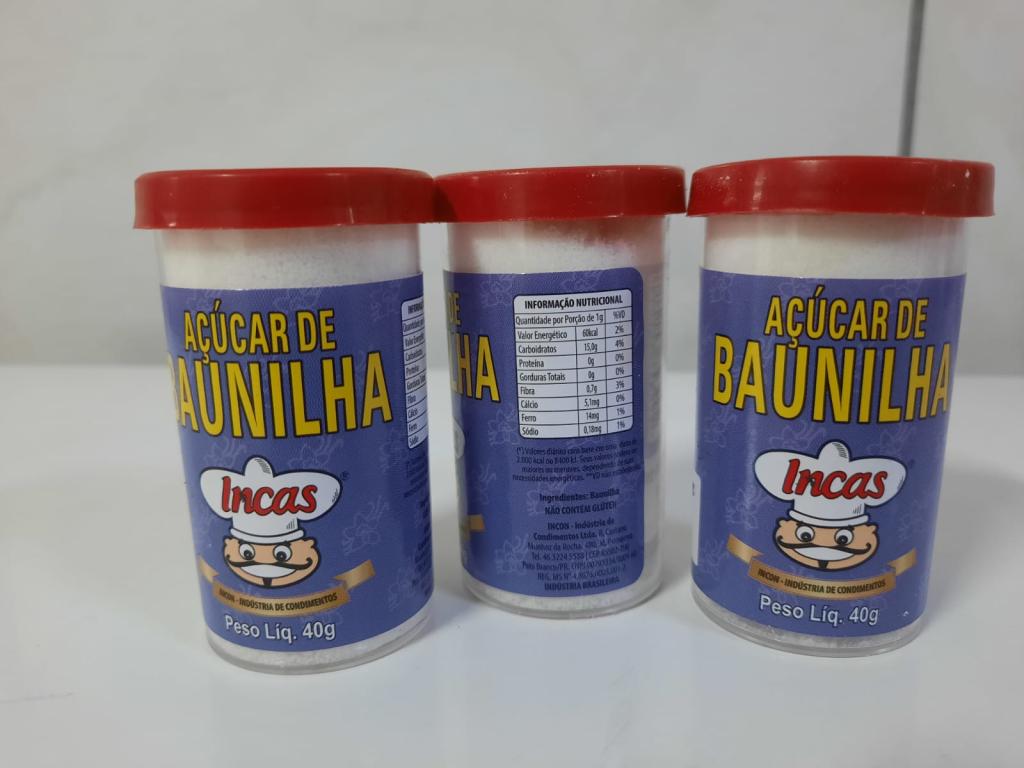 Acucar Baunilha 12x40g INCAS