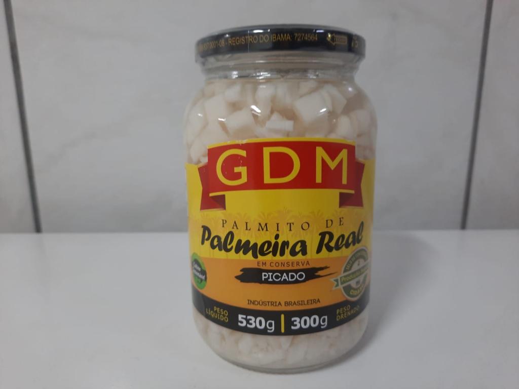 Palmito Palmeira Real Picado 15x300g - GDM