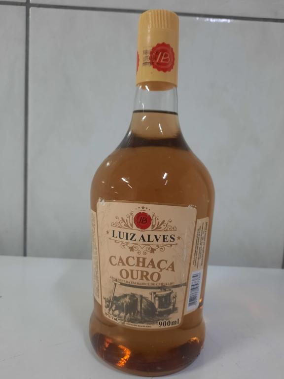 Cachaca Luiz Alves Ouro 6x900ml Peroba