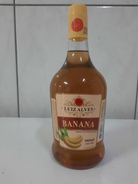 Cachaca Luiz Alves Banana 6x900ml Peroba
