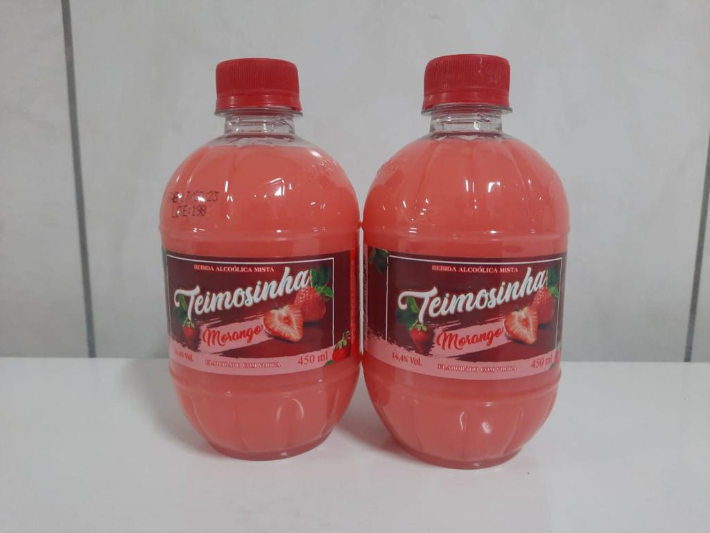 Teimosinha Morango 12x450ml Peroba
