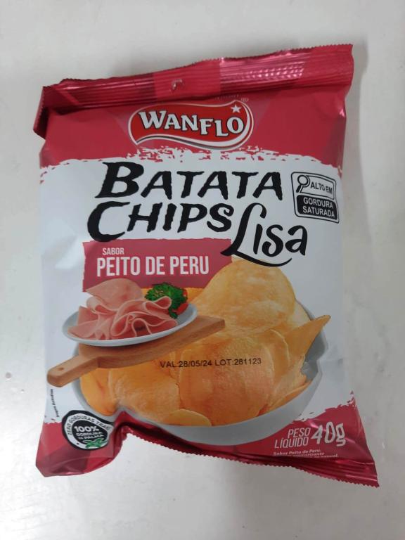 Batata Lisa Wanflo Peito de Peru 25x40g