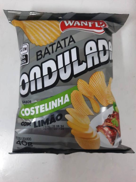 Batata Ondulada Wanflo Costelinha com Limao 25x40g