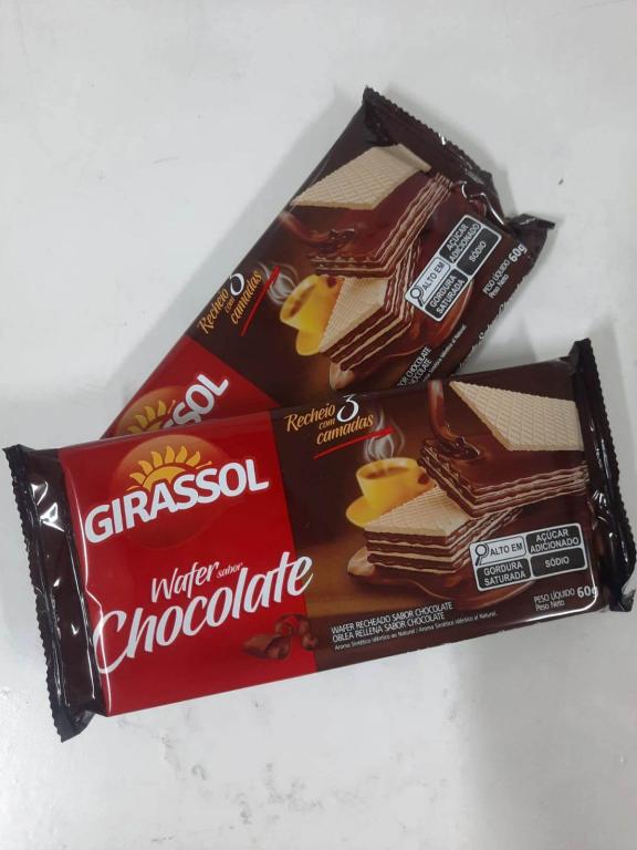 Wafer Chocolate 50x60g Girassol