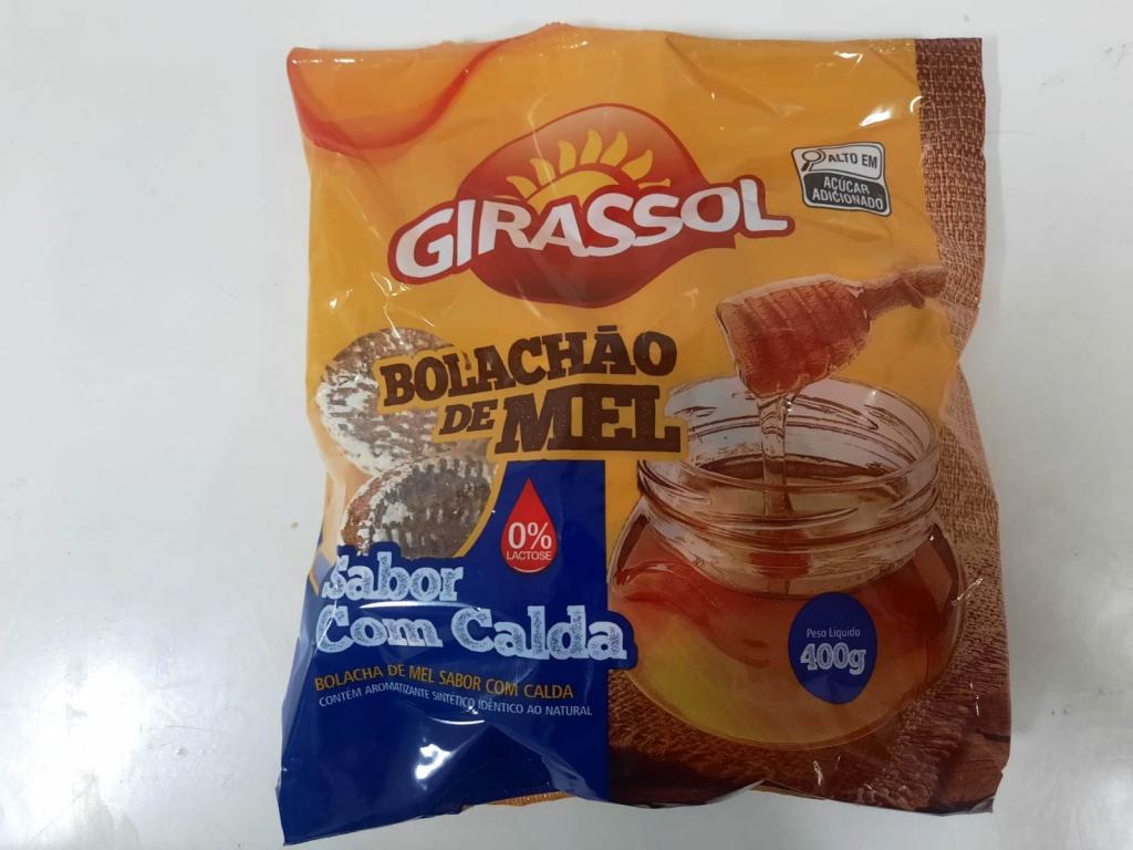 Bolachao de Mel com calda 12x400g Girassol