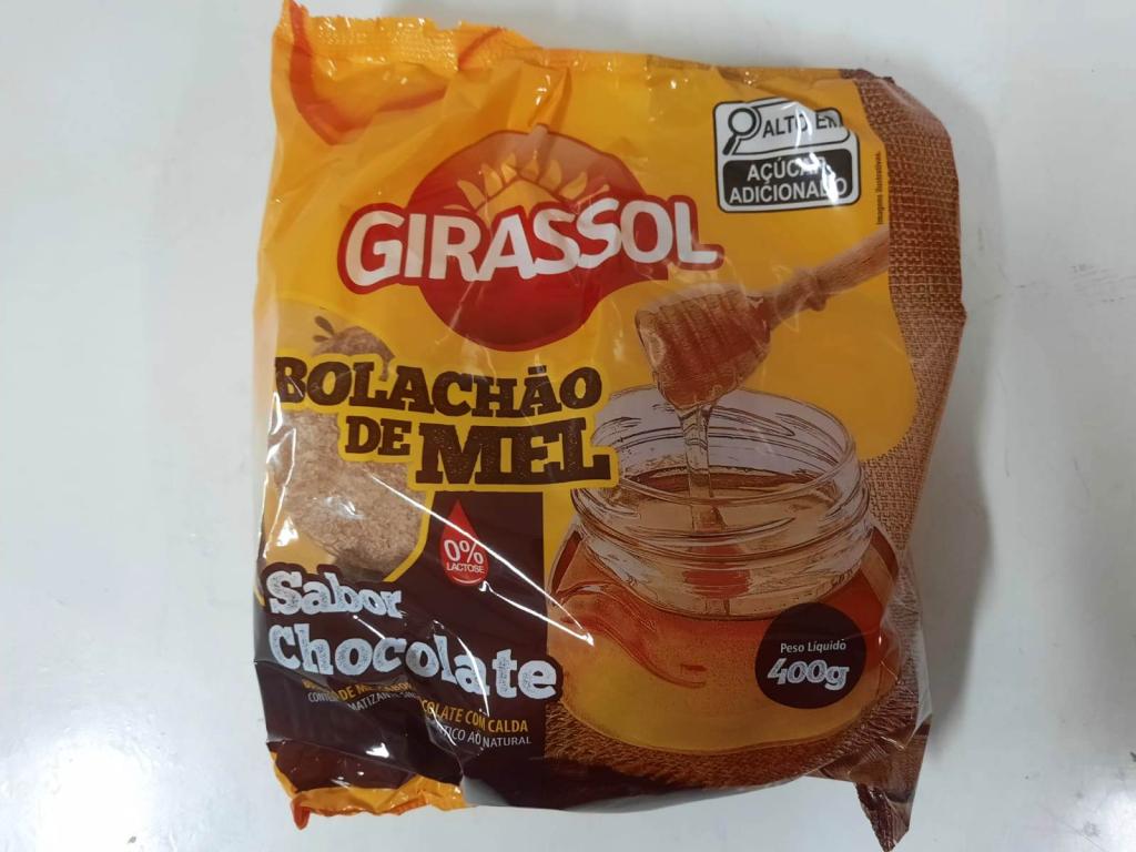 Bolachao de Mel Chocolate 12x400g Girassol