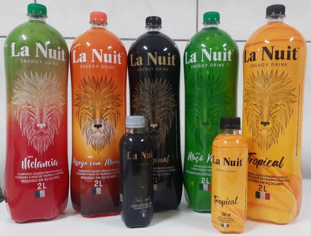 Energetico La Nuit Pessego e Morango 6x2L