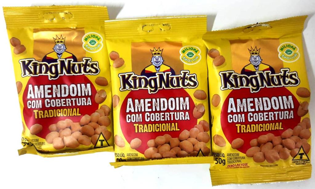 Amendoim Tradicional 25x50g Kingnuts