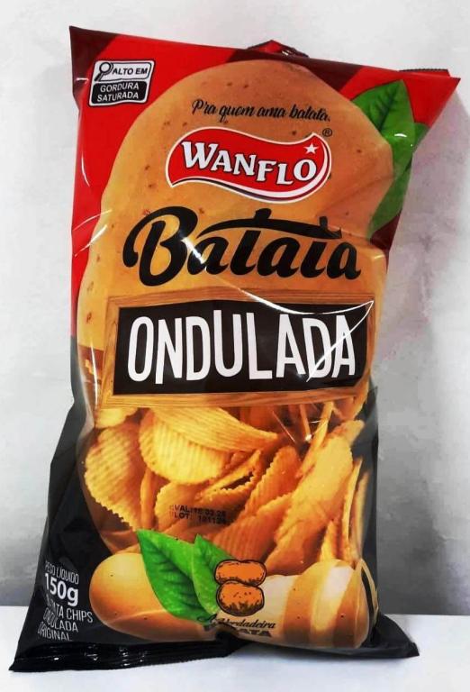 Batata Ondulada Original 15x150g Wanflo