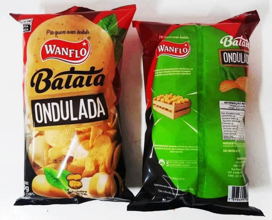 Batata Ondulada Original 15x150g Wanflo
