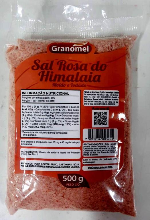 Sal Rosa do Himalaia Fino 18x500g Granomel