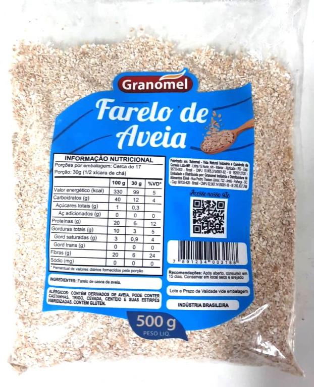 Farelo de Aveia 16x500g Granomel
