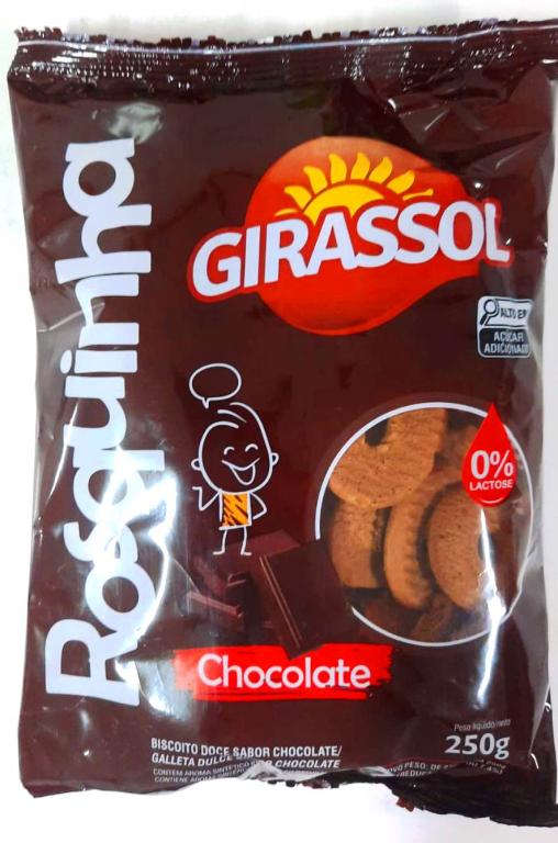 Rosquinha Chocolate 22x250g Girassol