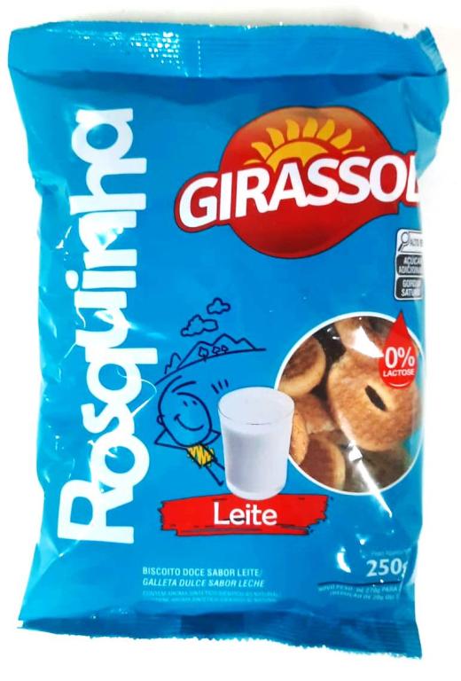 Rosquinha Leite 22x250g Girassol