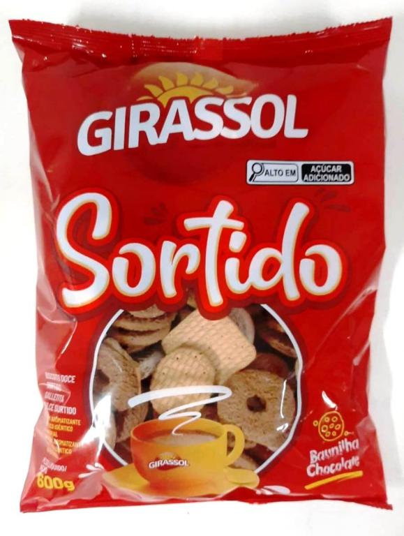 Biscoito Doce Sortido 12x600g Girassol