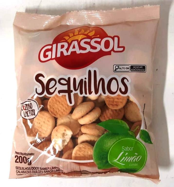 Sequilho Limao 20x200g Girassol