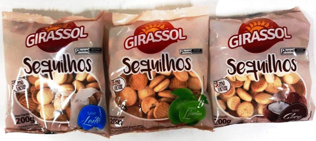 Sequilho Limao 20x200g Girassol