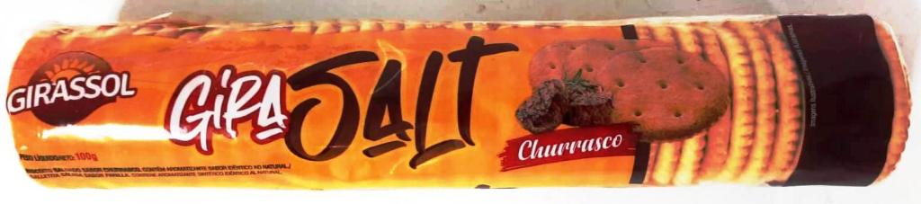 Biscoito Girasalt Churrasco 30x100g Girassol