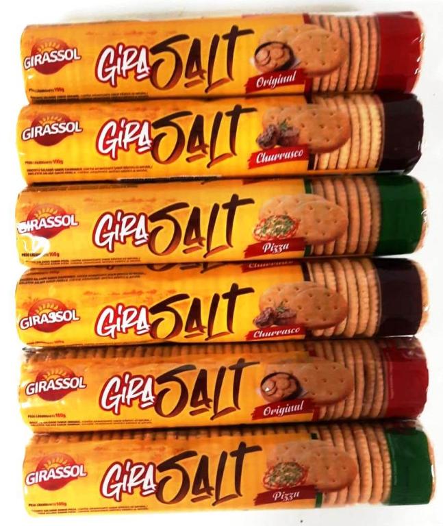 Biscoito Girasalt Churrasco 30x100g Girassol