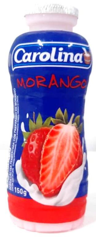 Bebida Lactea Morango garrafa 12x150g Carolina