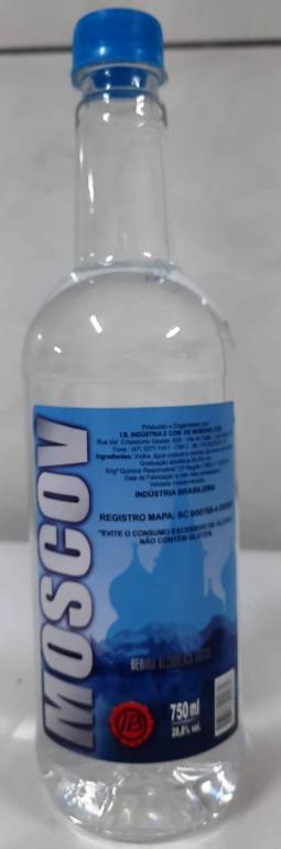 Vodka Moscov Pet 12x750ml Peroba