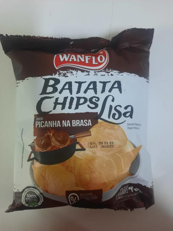 Batata Lisa Wanflo Picanha na Brasa 25x40g