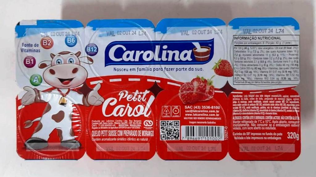 Petit Morango Carolina 12x320g