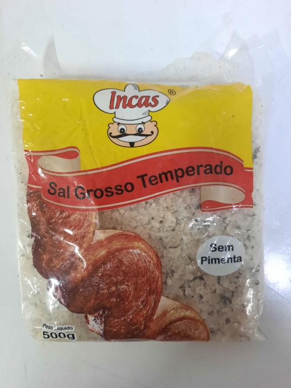 Sal Grosso Temp. Sem Pimenta 500g Incas