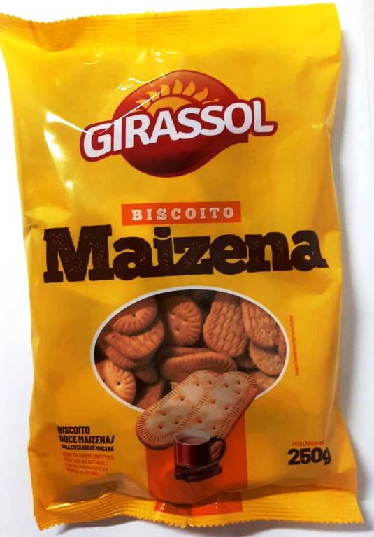 Biscoito Mini Maizena 22x250g Girassol