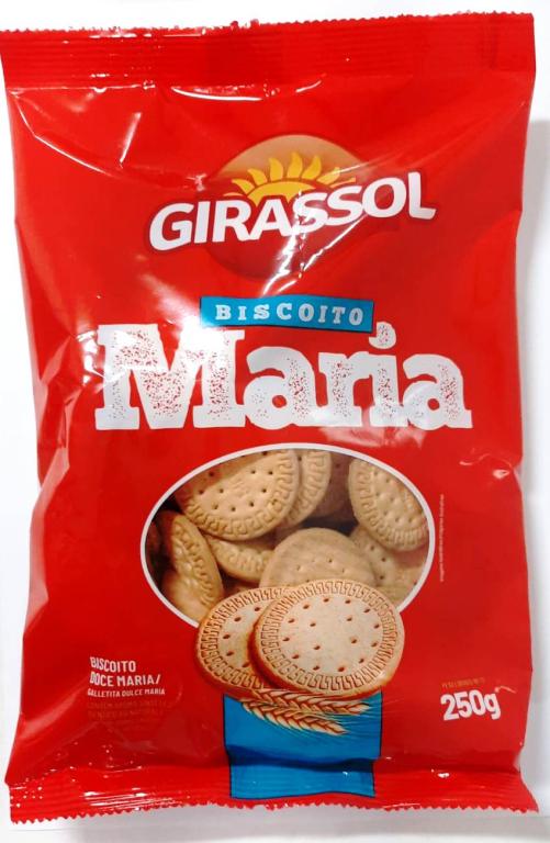 Biscoito Mini Maria Tradicional 22x250g Girassol