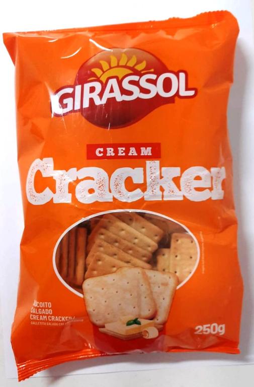 Biscoito Mini Cream Cracker 22x250g Girassol