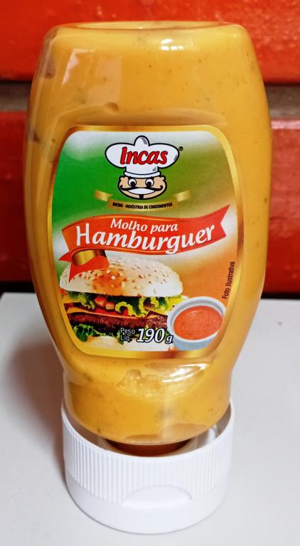 Molho Hamburguer 12x190g Incas