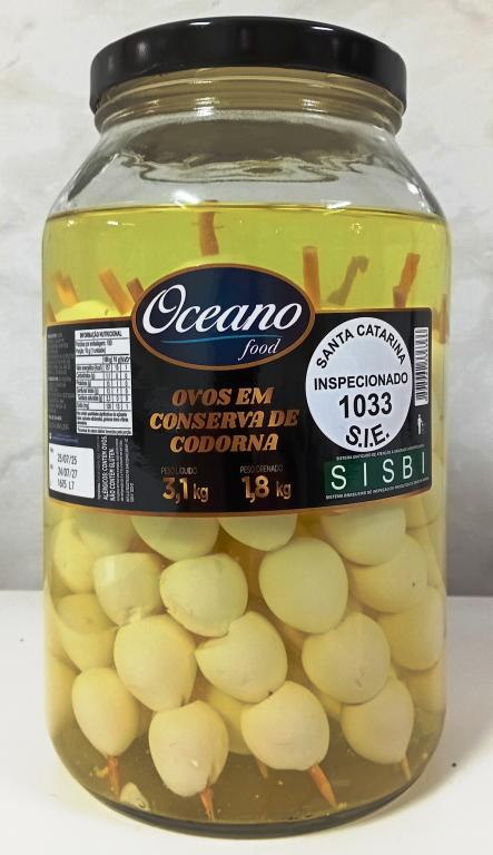 Espetinho Ovos Codorna Dona Sonia 6x1,8Kg