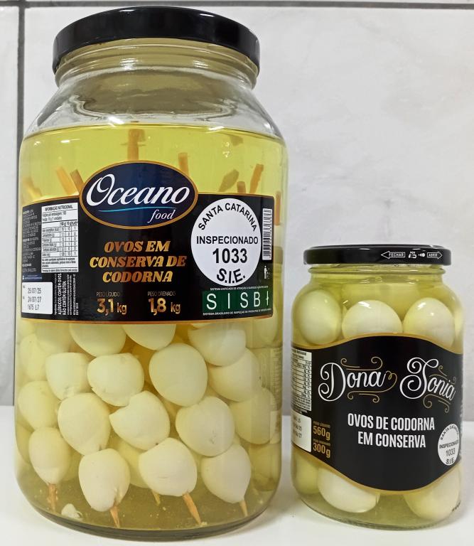 Espetinho Ovos Codorna Dona Sonia 6x1,8Kg