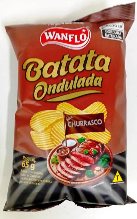 Batata Ondulada Churrasco Wanflo 20x65g