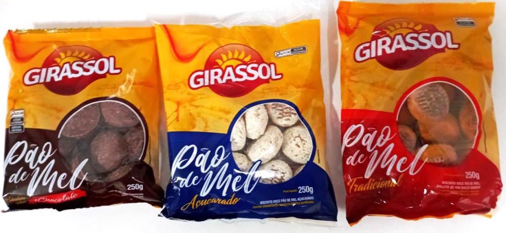 Pao de Mel com Calda Acucar 24x250g Girassol